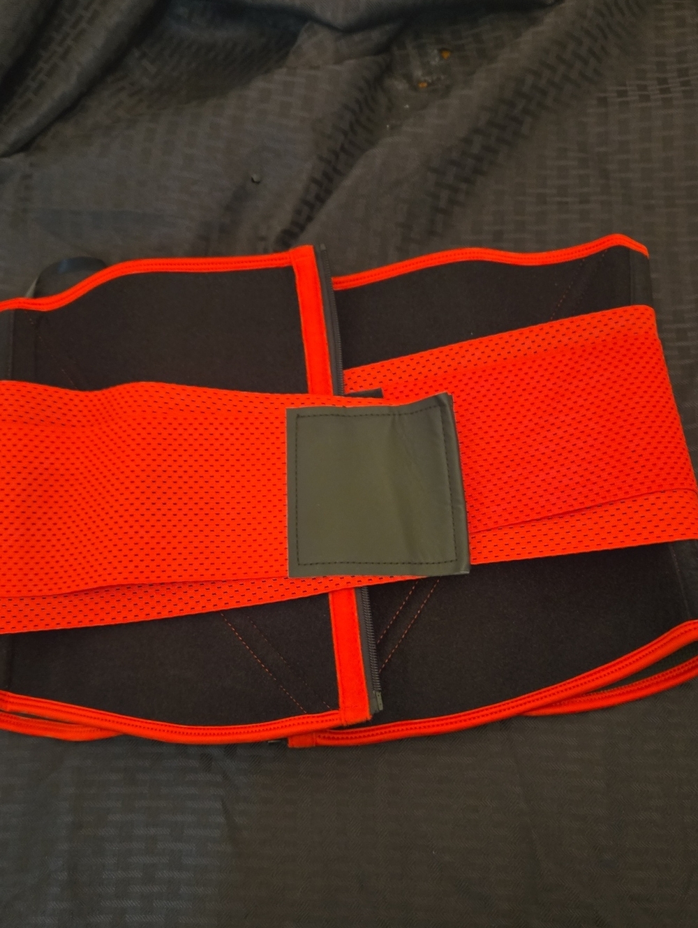 Red and Black Waist Trainer Belt
